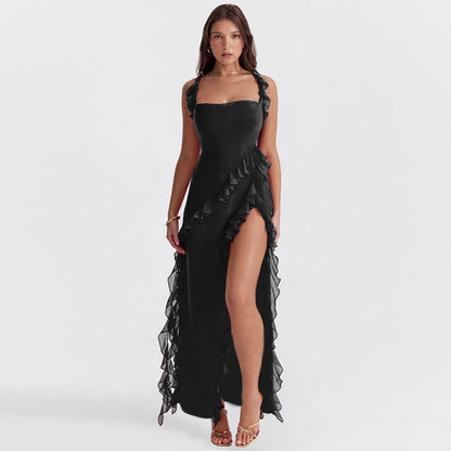 Ruffle Dress Noble Aura