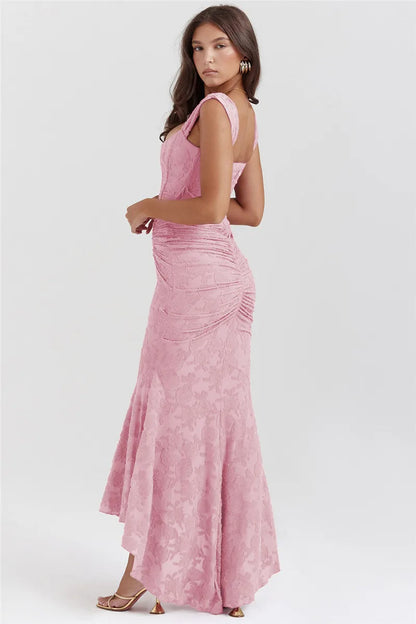 Sculpted Elegance Maxi Dress