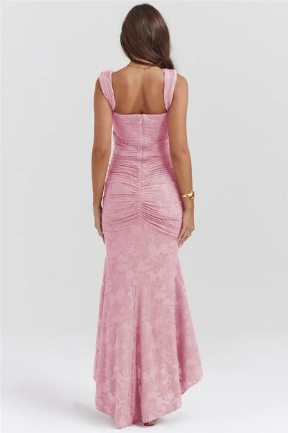Sculpted Elegance Maxi Dress