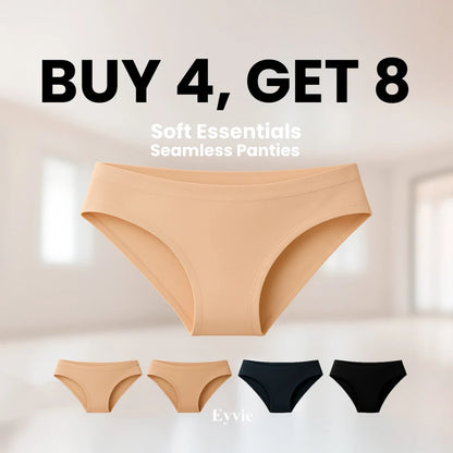 Soft Essentials Seamless Panties - Buy 4 Get 8
