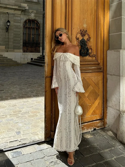 Ivory Whisper Maxi Dress