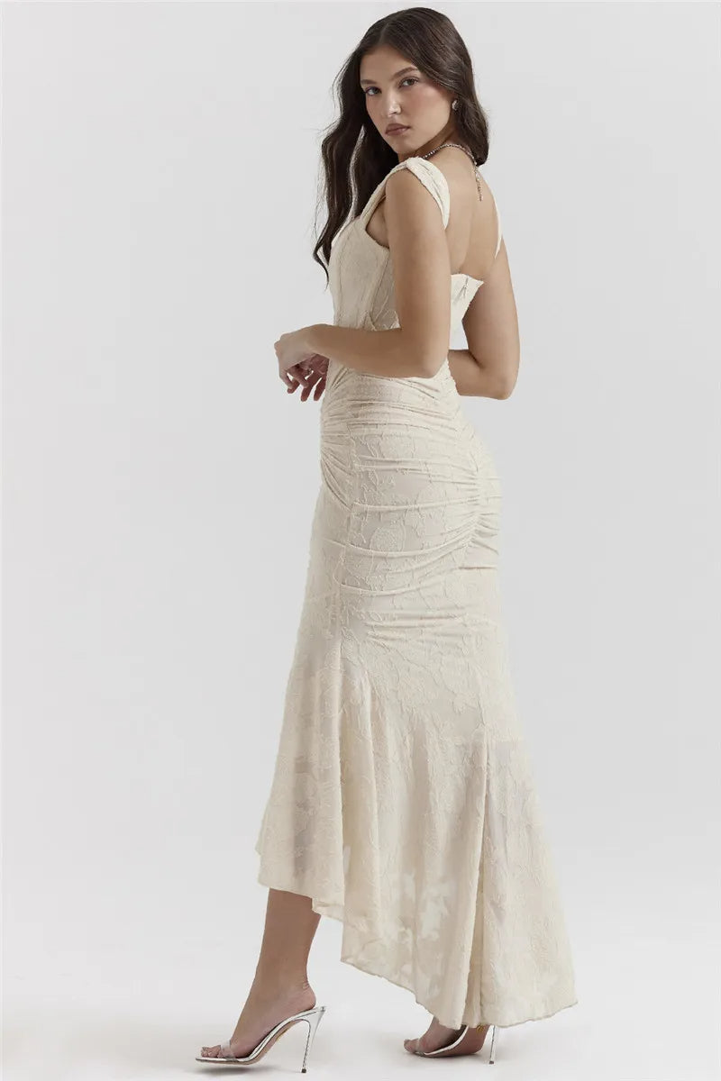 Sculpted Elegance Maxi Dress