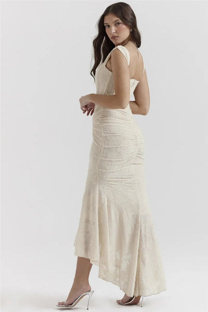 Sculpted Elegance Maxi Dress