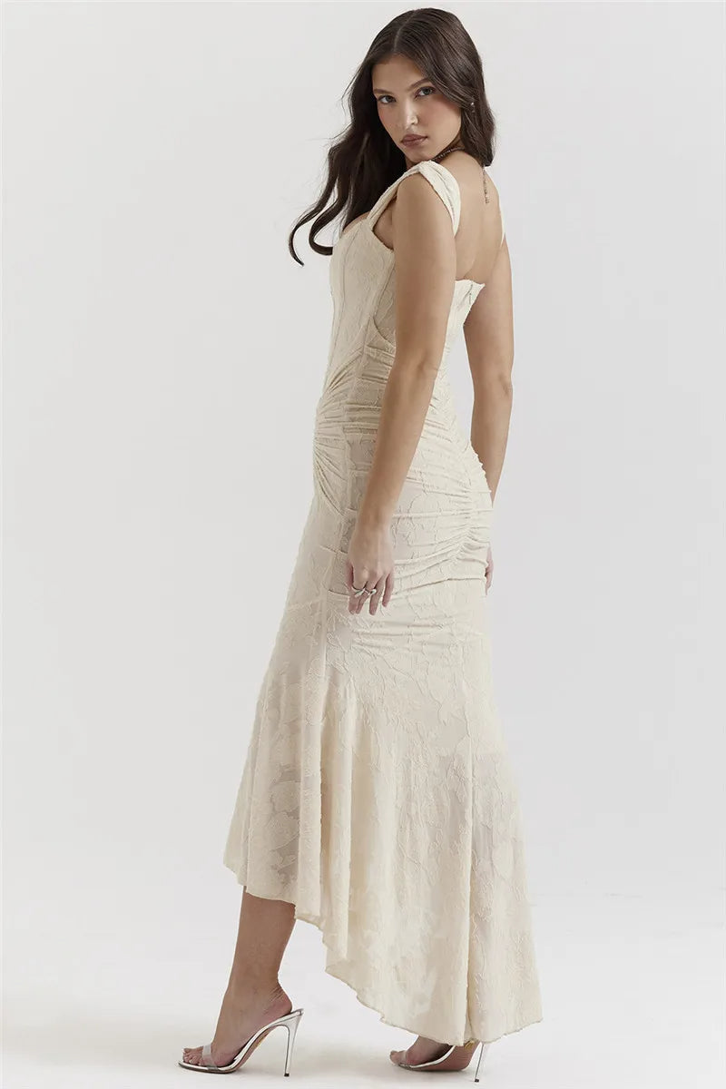 Sculpted Elegance Maxi Dress