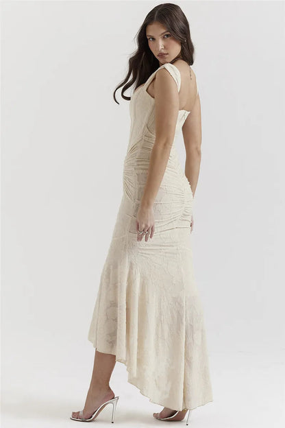 Sculpted Elegance Maxi Dress
