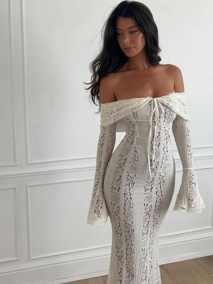 Ivory Whisper Maxi Dress