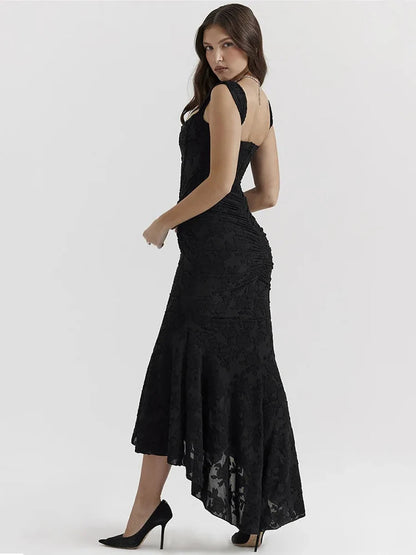 Sculpted Elegance Maxi Dress