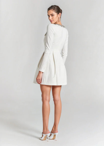 Velvet Mini Dress Quiet Luxury