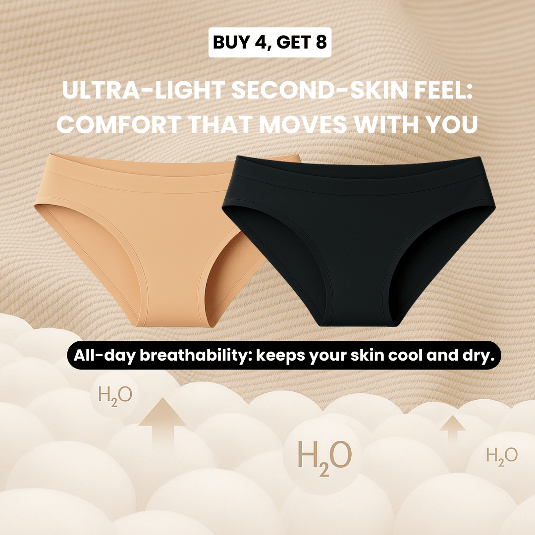Soft Essentials Seamless Panties - Buy 4 Get 8
