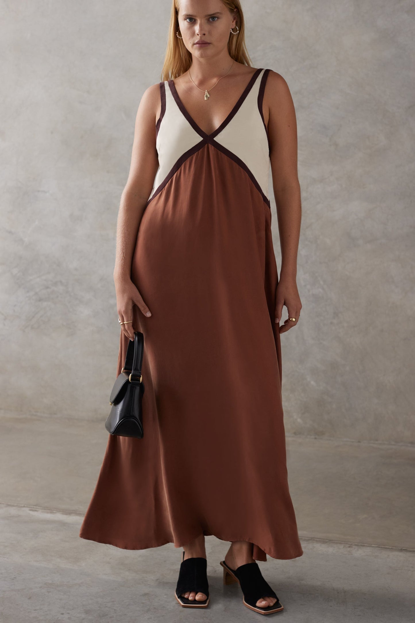 Prestige Panel Maxi Dress