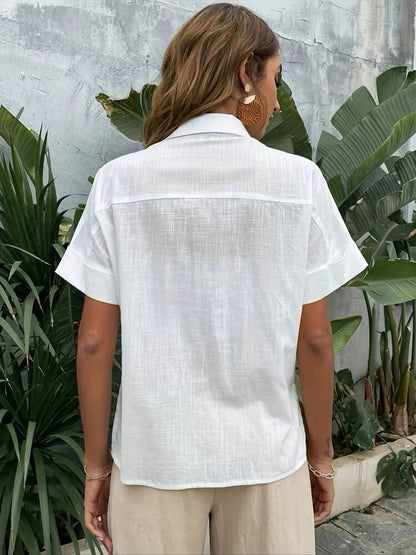 Buttoned Shirt Casual yet Refined