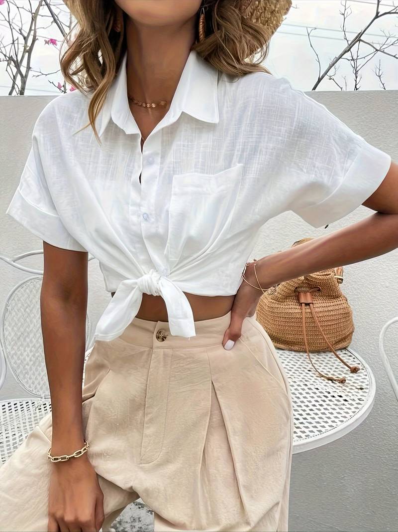 Buttoned Shirt Casual yet Refined