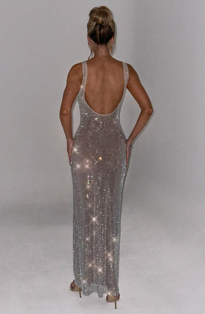 Opulent Glow  Maxi Dress