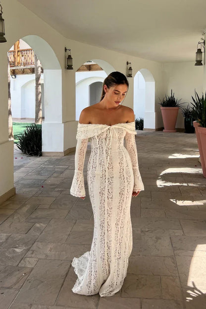 Ivory Whisper Maxi Dress