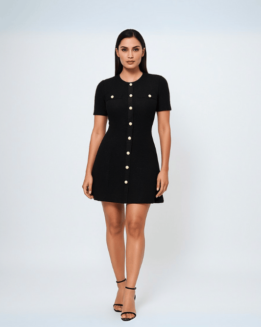 Knit Mini Dress Flow