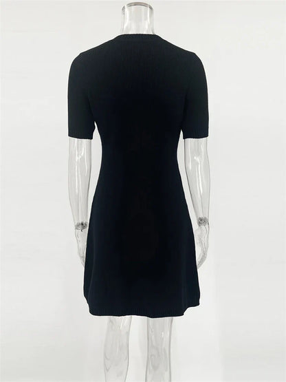 Knit Mini Dress Flow