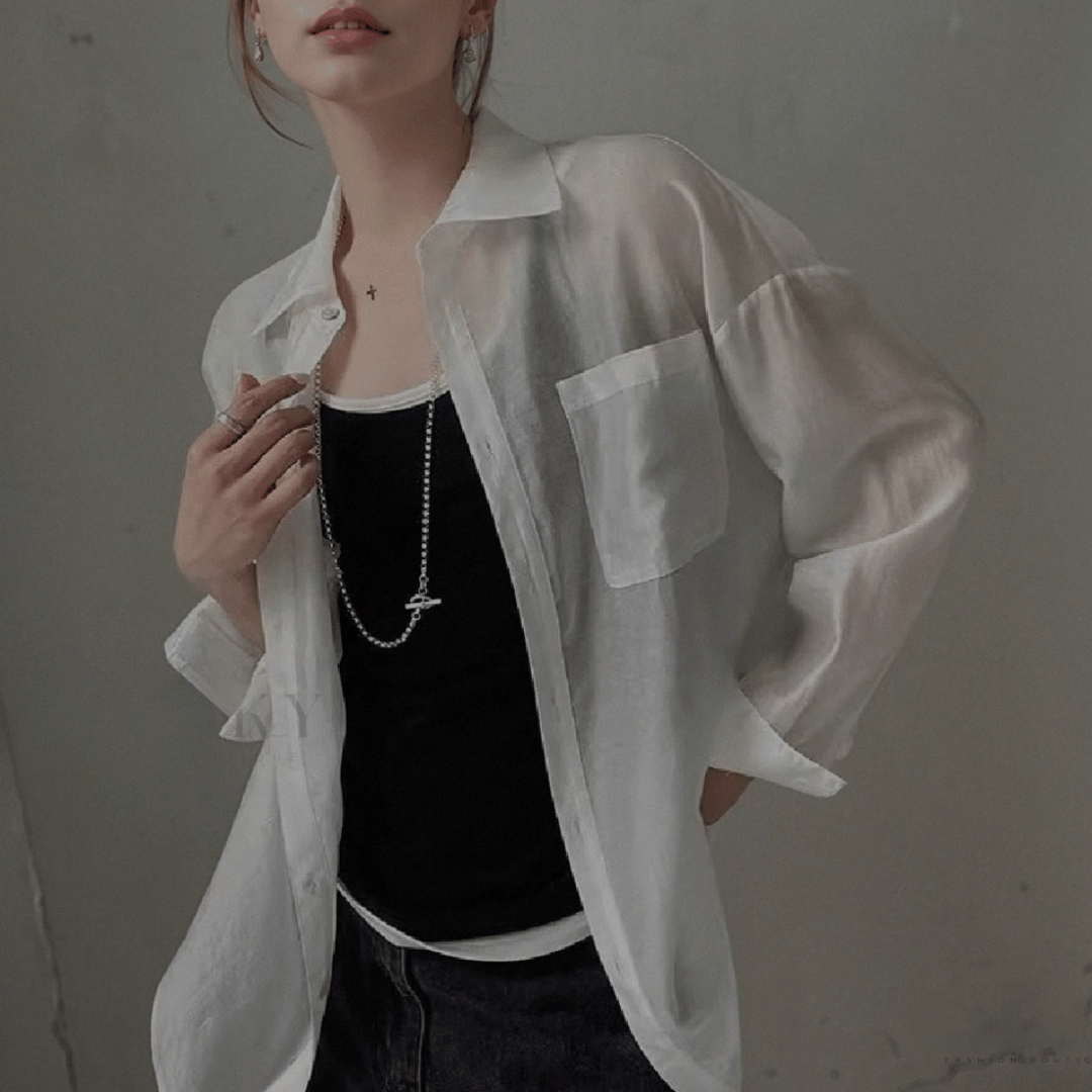 Everyday Elegance Long Sleeve Shirt -  Buy 1, Take 2 + Free Clock