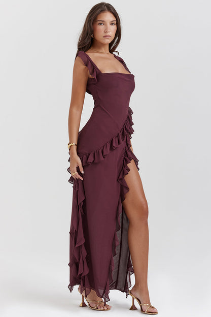 Ruffle Dress Noble Aura