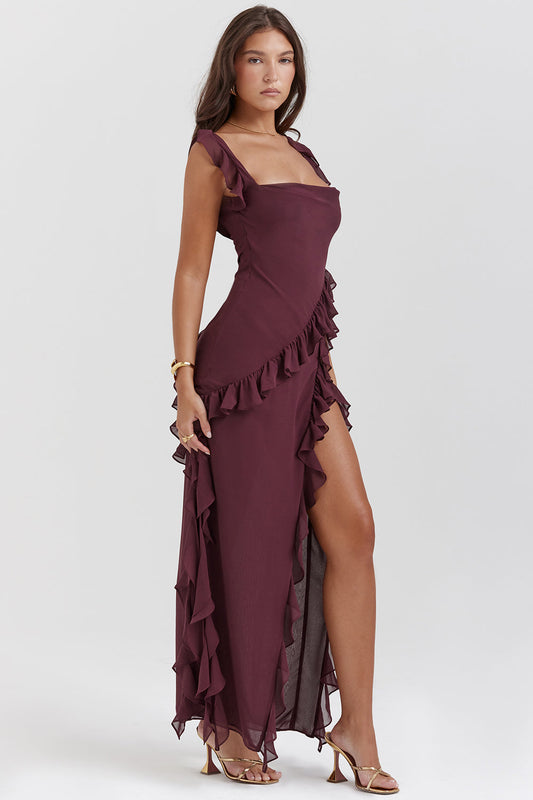 Ruffle Dress Noble Aura
