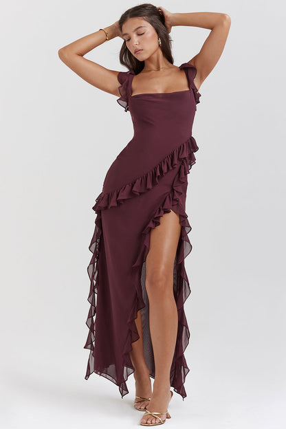 Ruffle Dress Noble Aura