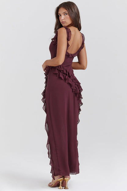 Ruffle Dress Noble Aura