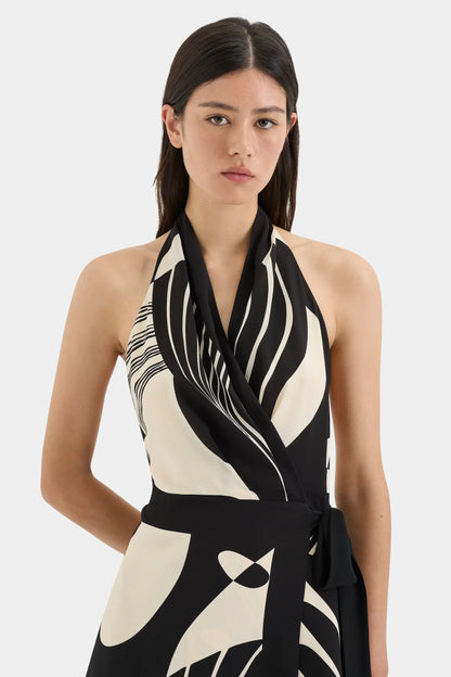 Ivory Cascade Mini Dress