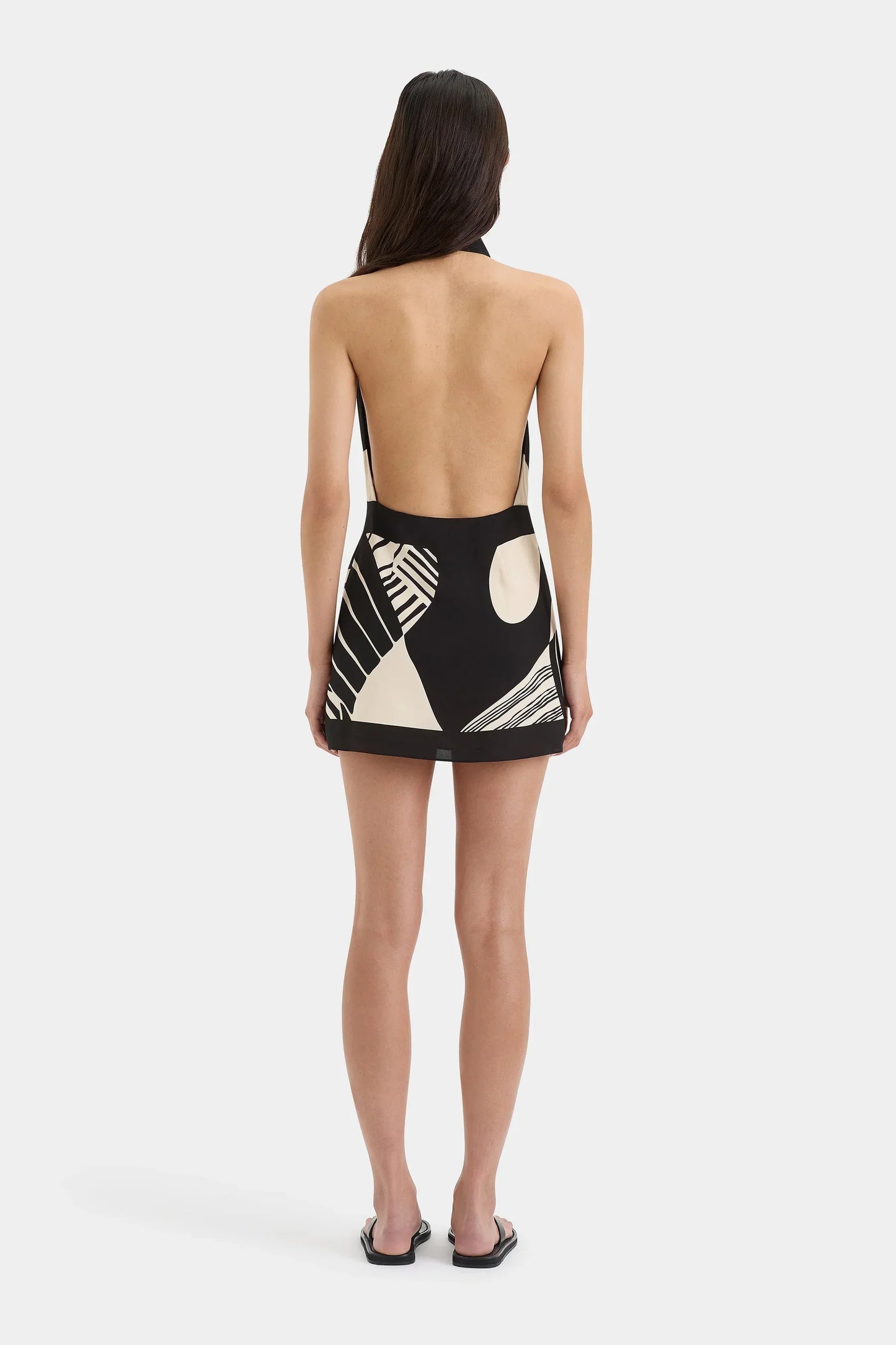 Ivory Cascade Mini Dress