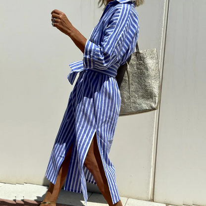 STRIPED DRESS SHIRT