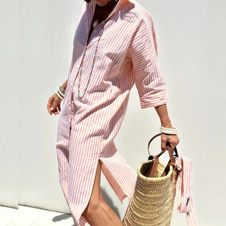 STRIPED DRESS SHIRT