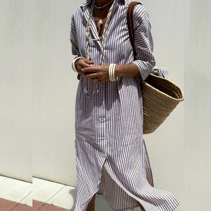 STRIPED DRESS SHIRT