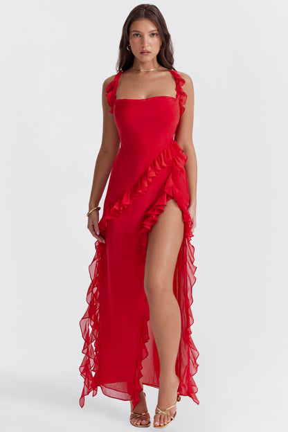 Ruffle Dress Noble Aura