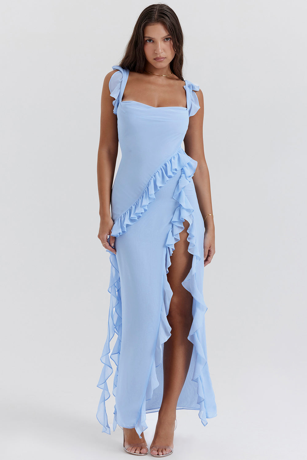 Ruffle Dress Noble Aura