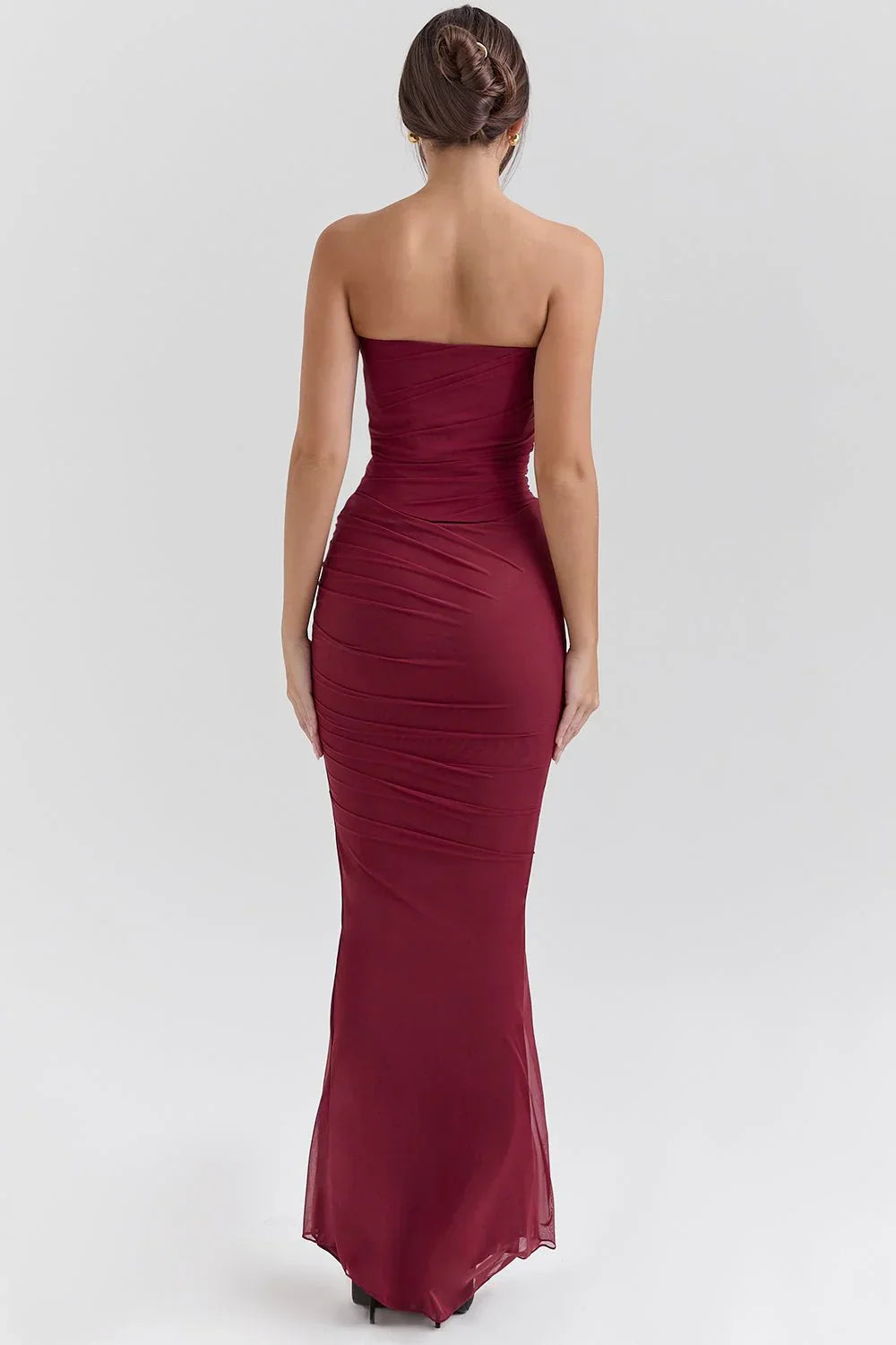 Timeless Burgundy Gown