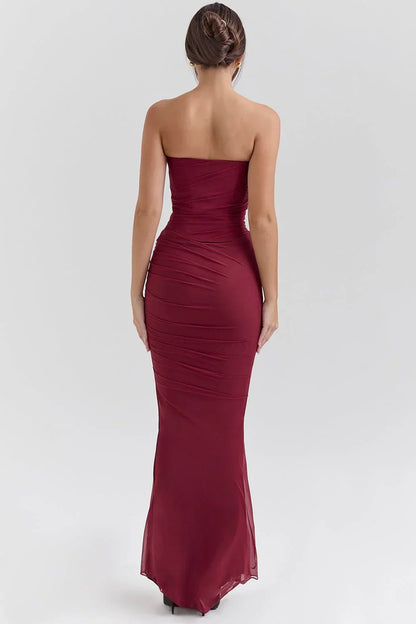Timeless Burgundy Gown
