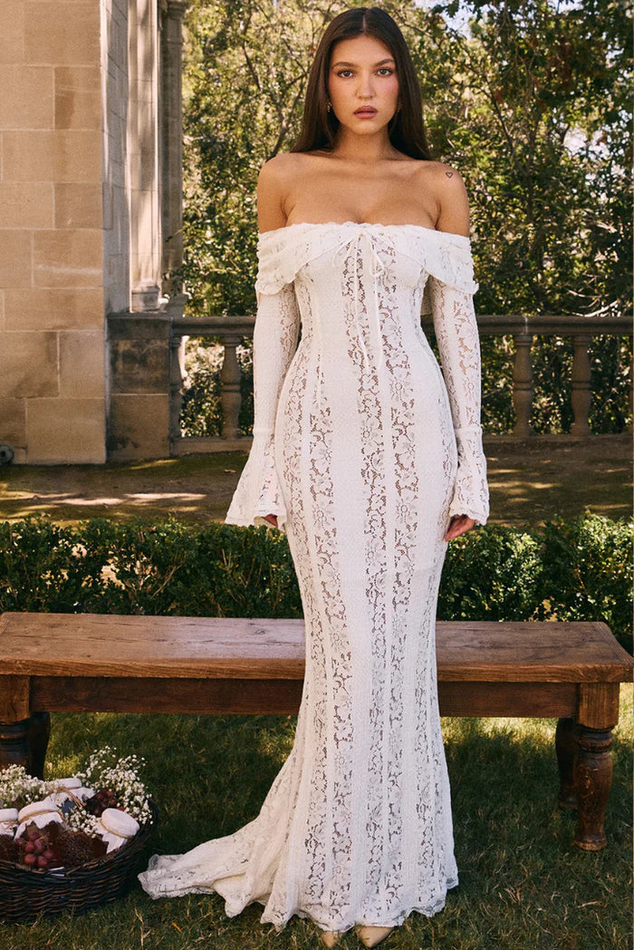 Ivory Whisper Maxi Dress