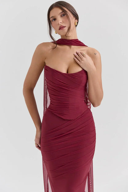 Timeless Burgundy Gown